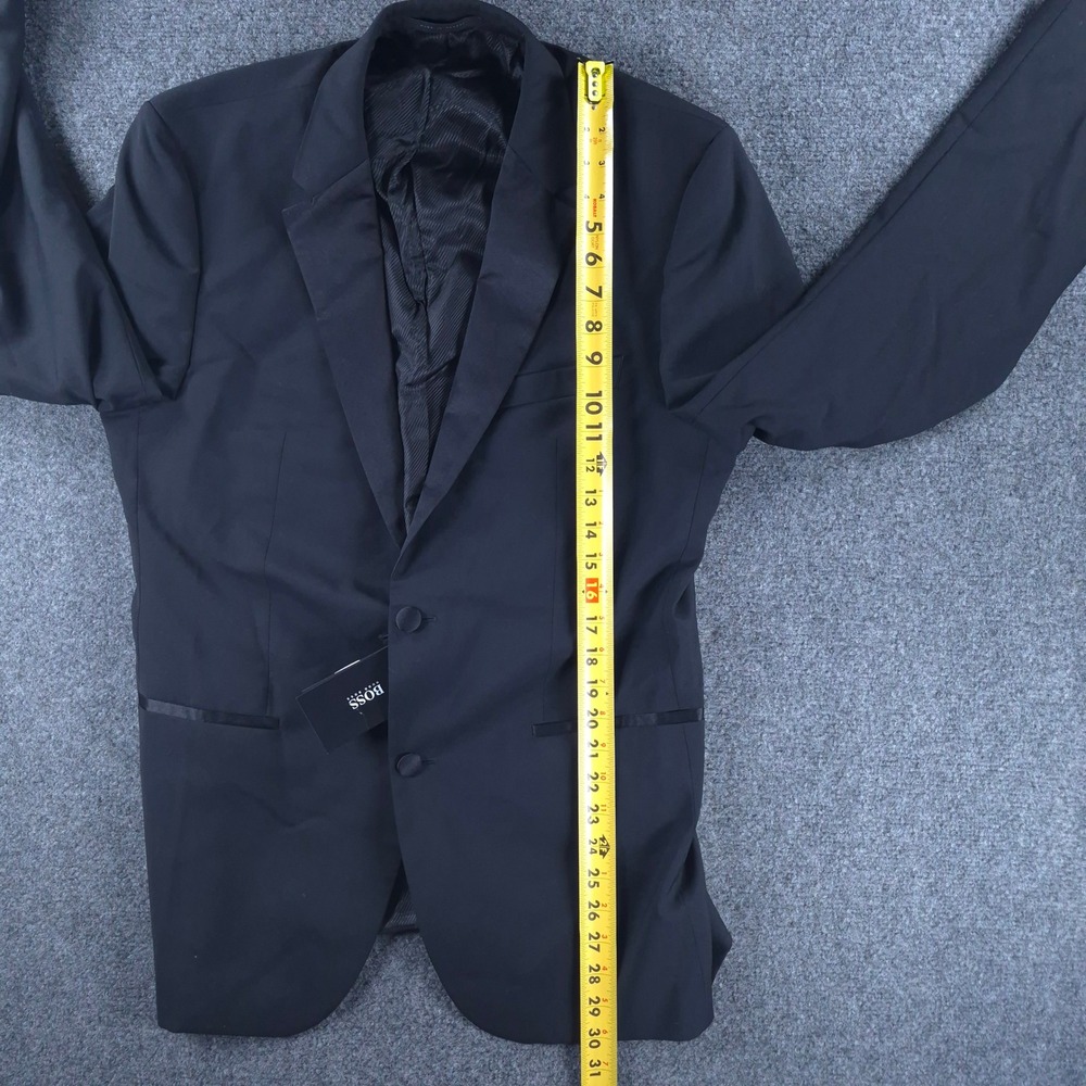 Hugo Boss Mens Tuxedo Jacket Black The Stars75 Glamour3 Wool Blazer 40R NEW - Picture 10 of 16